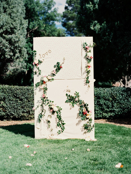 Ceremony backdrop