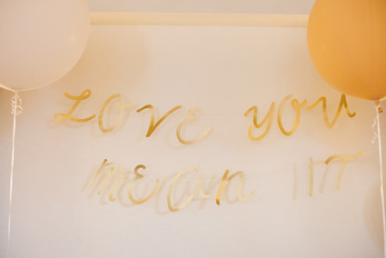 Gold signage