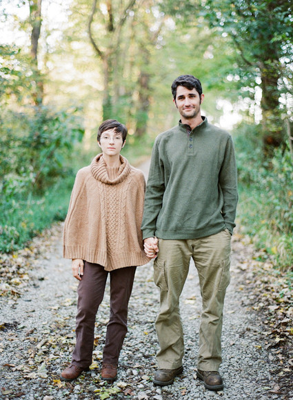 Fall family dinner on the farm