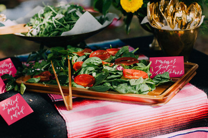 Bridal shower food