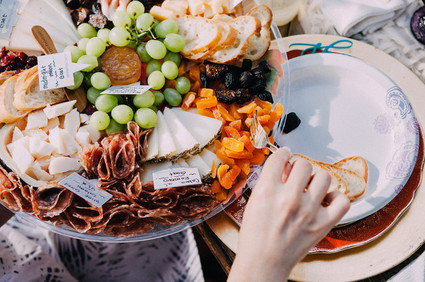 Bridal shower food