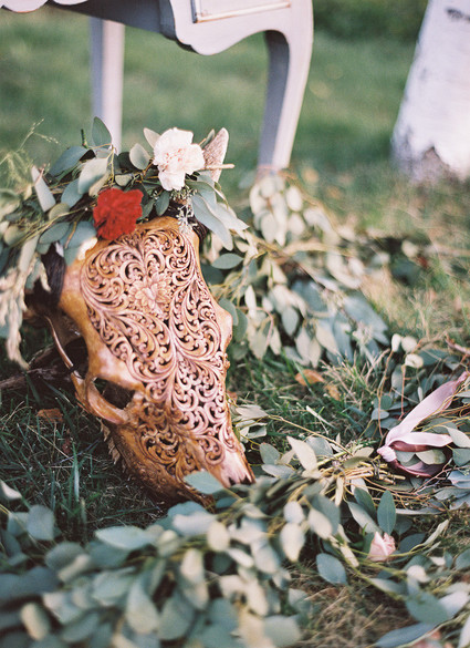 Bohemian wedding decor