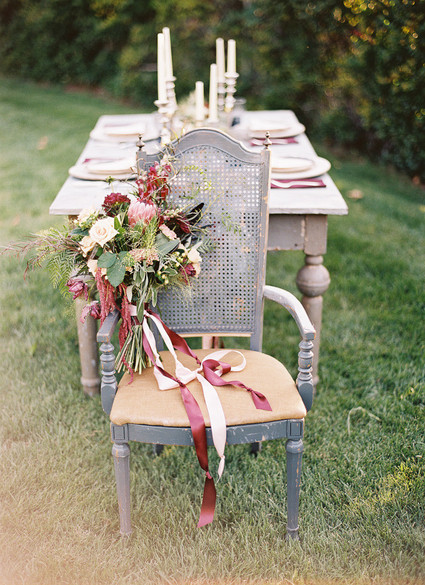 Fall bridal bouquet