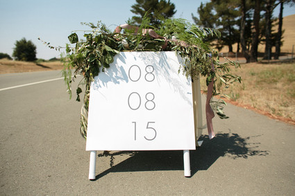 Wedding signage