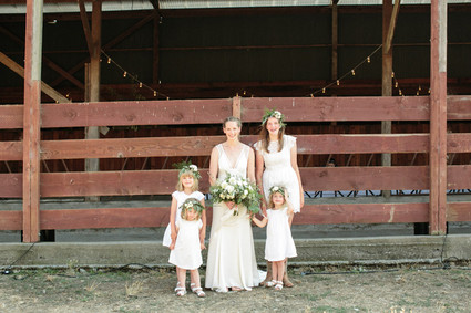 Flower girl portrait