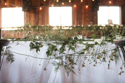 Sweet heart table