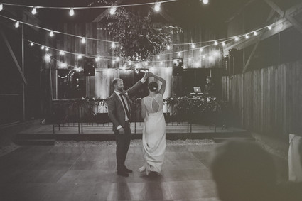 First dance portrait