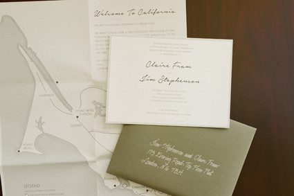 Ranch wedding invitation suite