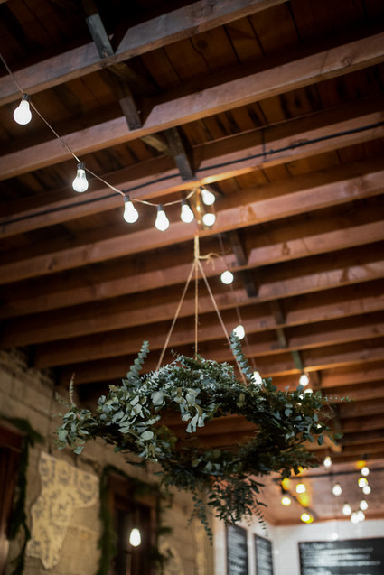 DIY holiday wreath party idea