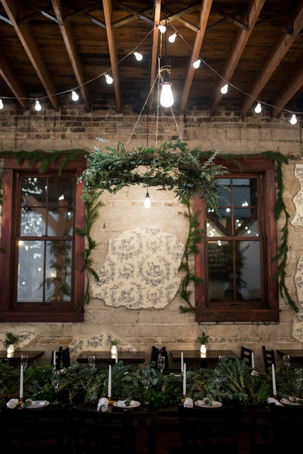 DIY holiday wreath party idea