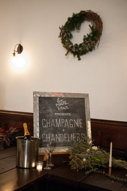 DIY holiday wreath party idea