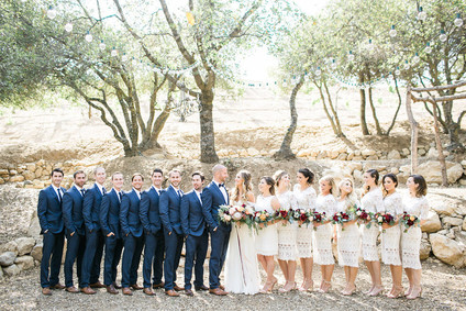 California garden wedding