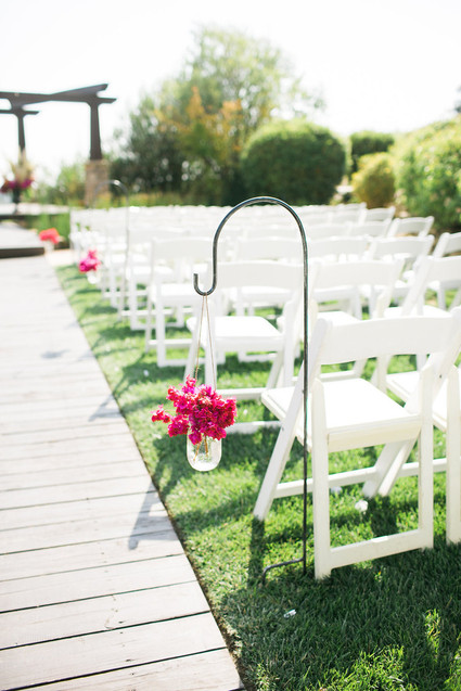 California garden wedding