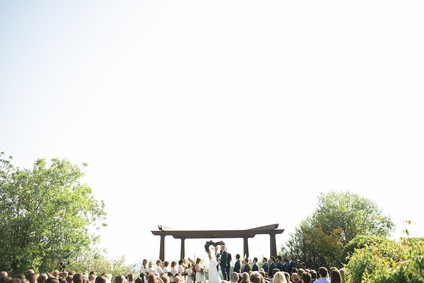 California garden wedding