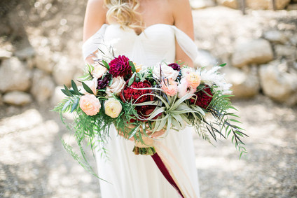 Spring bridal bouquet