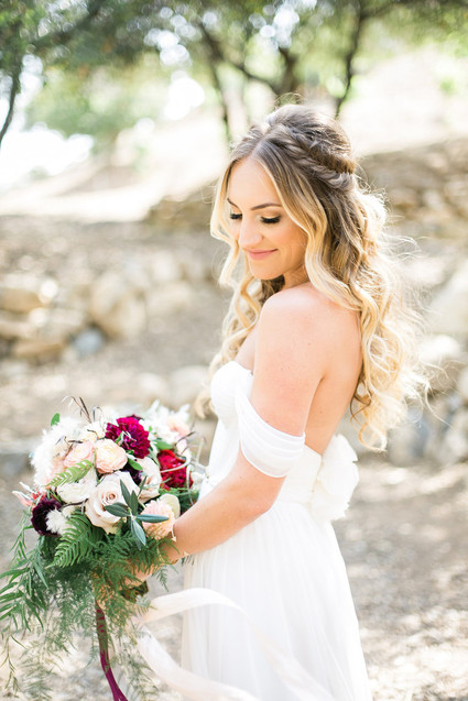 California garden wedding