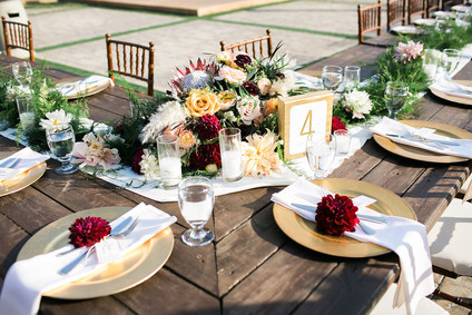 California garden wedding