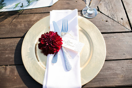 California garden wedding