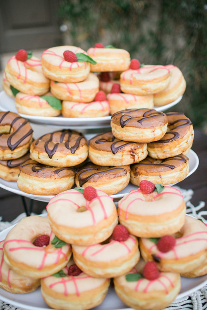 Donut dessert display