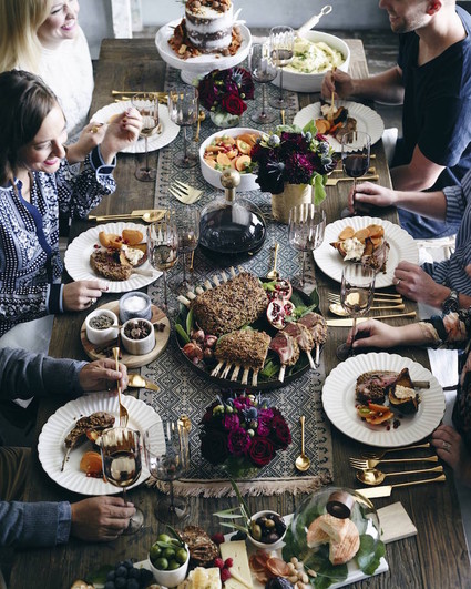 Rustic tablescape