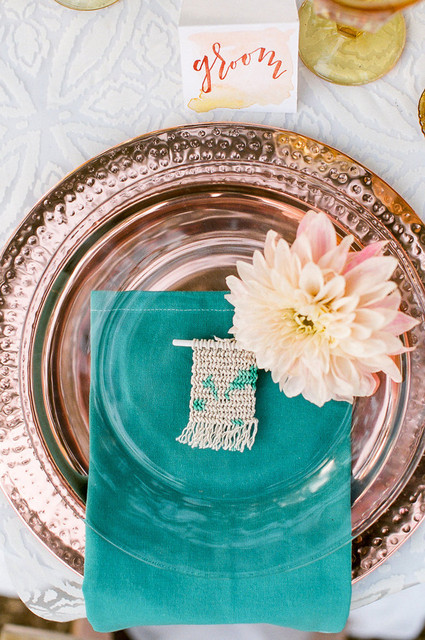 Copper wedding inspiration