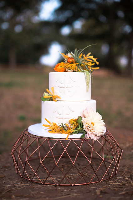 Modern wedding cake