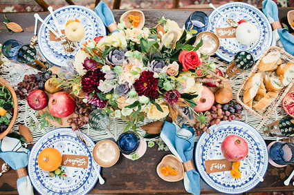 Bohemian friendsgiving inspiration