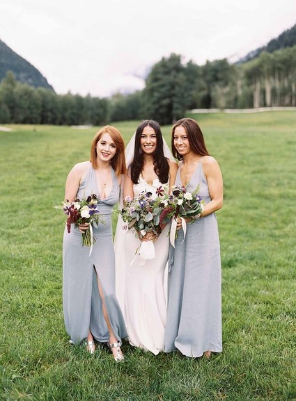 Organic summer bridal bouquet