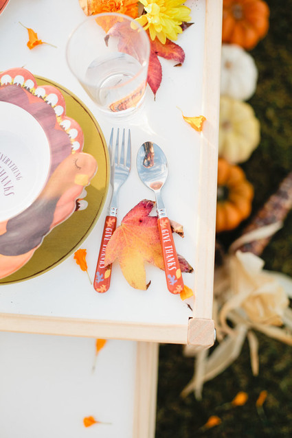 Kids thanksgiving table