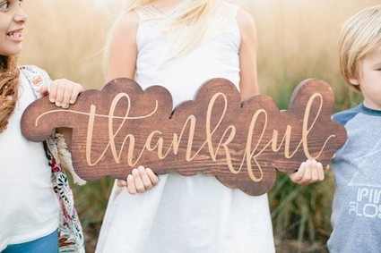 Kids thanksgiving table