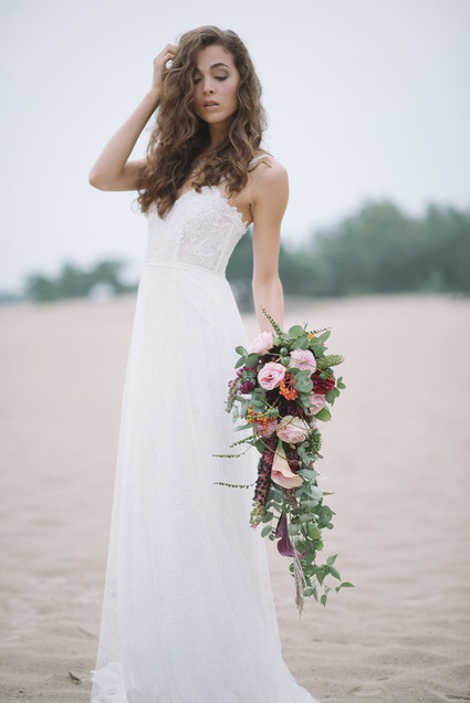 Winter bridal bouquet
