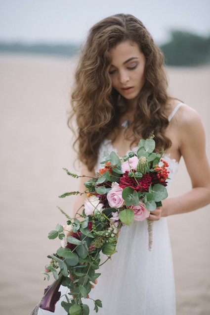 Winter bridal bouquet