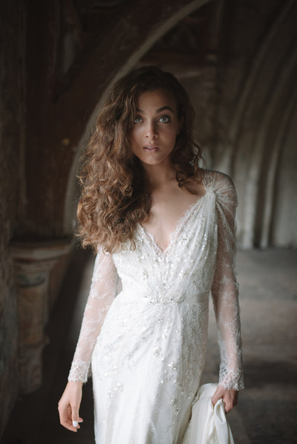 Elegant bridal gown