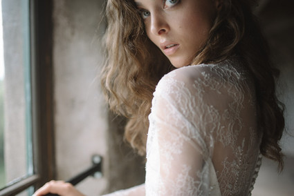 Elegant bridal gown