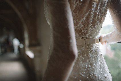 Elegant bridal gown