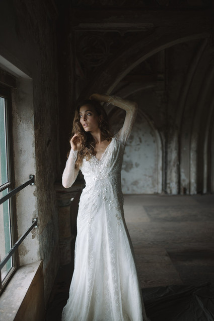 Elegant bridal gown