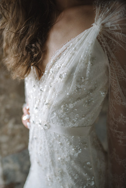 Elegant bridal gown