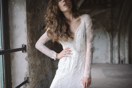 Elegant bridal gown
