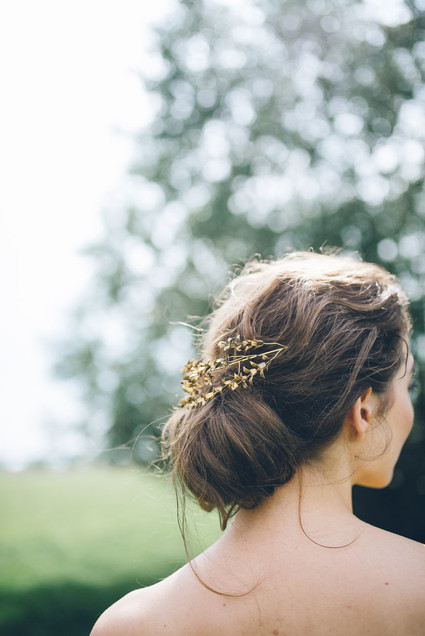 Chignon bridal hair