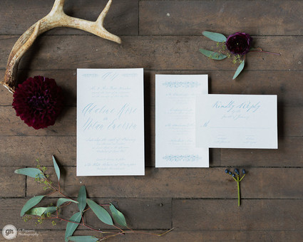 Winter wedding invitations