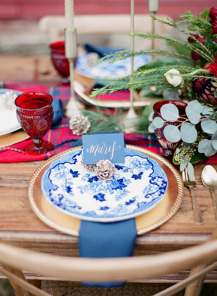 Vintage winter wedding inspiration