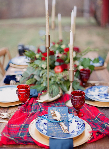 Vintage winter wedding inspiration