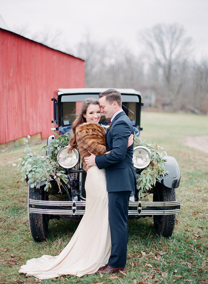Vintage winter wedding inspiration