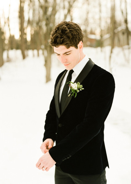 Winter groom inspiration
