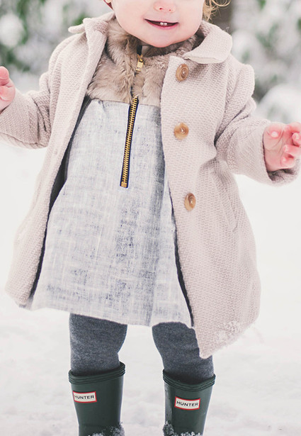 Little girl winter fashion
