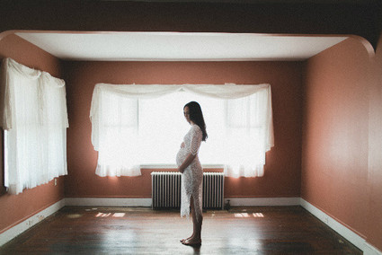 Moody maternity photos
