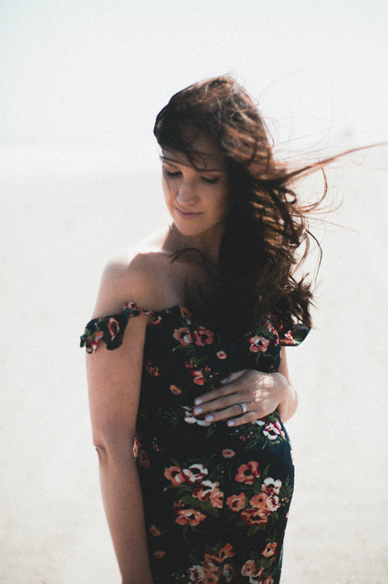 Rockaway beach maternity photos