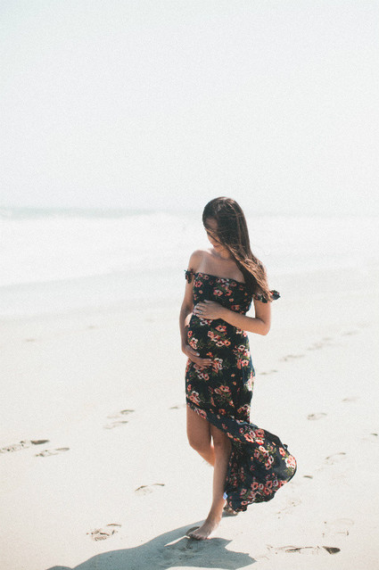 Rockaway beach maternity photos