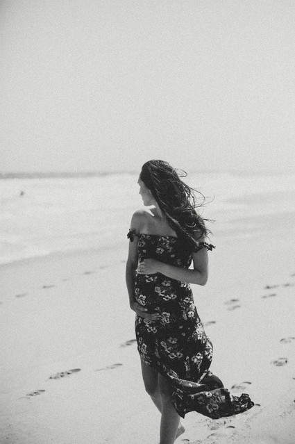 Rockaway beach maternity photos