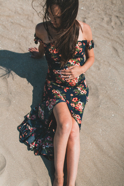 Rockaway beach maternity photos